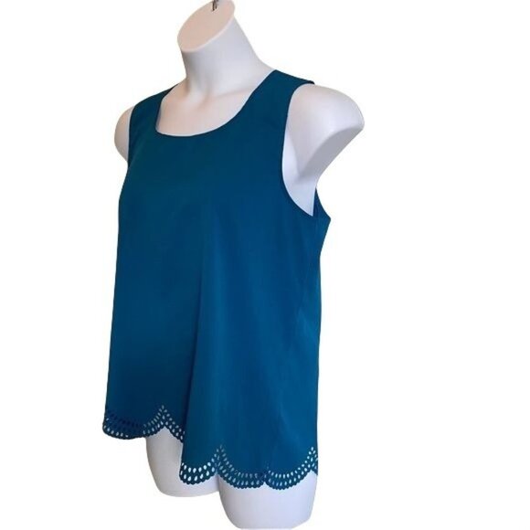 Jennifer and Grace XL Sleeveless Blue Top - Picture 3 of 10